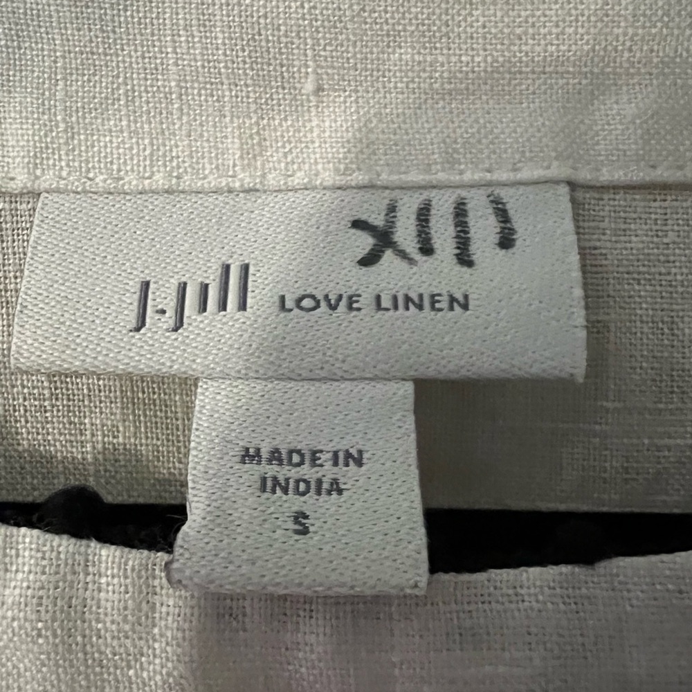 J.Jill Love Linen Tunic 100% Linen S - Picture 5 of 6